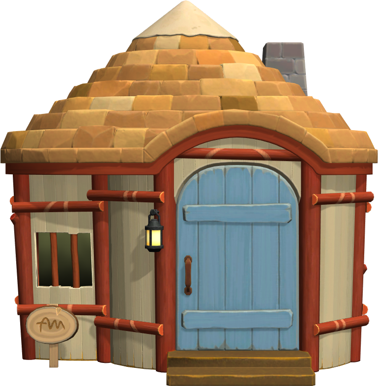 Exterior of Boone's house in Animal Crossing: New Horizons