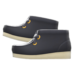 Moccasin Boots (Black) NH Icon.png