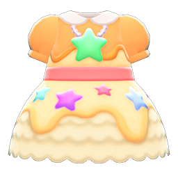 Dreamy Dress (Yellow) NH Icon.png