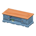 Ranch Lowboard (Blue - None) NH Icon.png