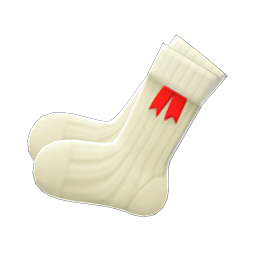 Country Socks (Red Ribbons) NH Icon.png