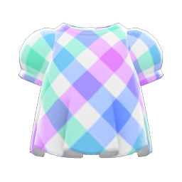 Plaid Puffed-Sleeve Shirt (Dreamy Plaid) NH Icon.png