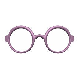 Rimmed Glasses's Purple variant