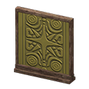 Short Simple Panel (Dark Brown - Gold) NH Icon.png