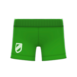 Soccer shorts's Green variant