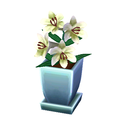 File:White Lilies NL Model.png - Animal Crossing Wiki - Nookipedia