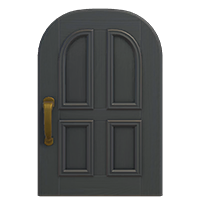 Black Common Door (Round) NH Icon.png