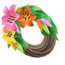 Fancy lily wreath