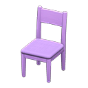 Simple Chair (Purple - Purple) NH Icon.png