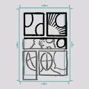 The Comic Storyboard pattern for the Cartoonist's Set.