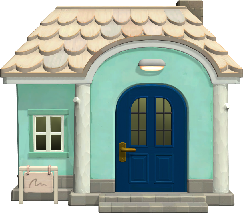 Exterior of Tia's house in Animal Crossing: New Horizons