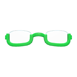 Bottom-Rimmed Glasses (Green) NH Icon.png