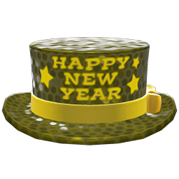 New Year's silk hat's Yellow variant