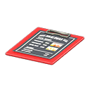 Clipboard (Red - Menu) NH Icon.png