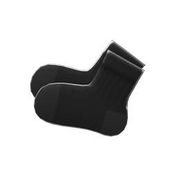 Everyday Socks (Black) NH Icon.png