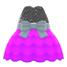 Bubble-Skirt Party Dress (Purple) NH Icon.png