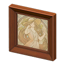 Fancy Frame (Brown - Faded Portrait) NH Icon.png