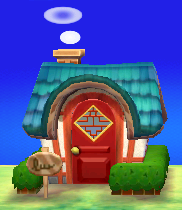 Exterior of Drago's house in Animal Crossing: New Leaf