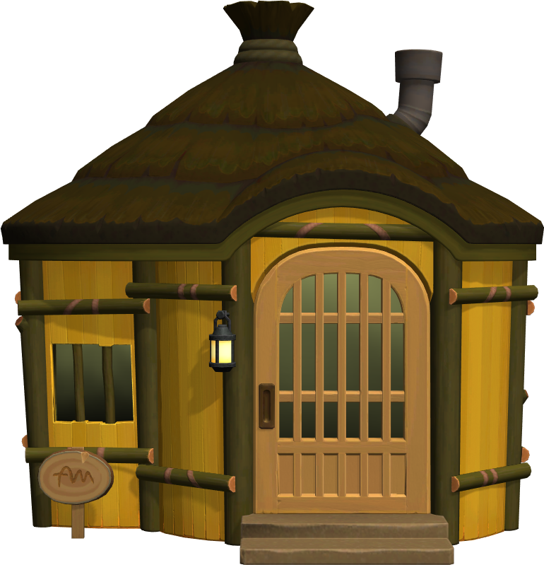 Exterior of Rex's house in Animal Crossing: New Horizons