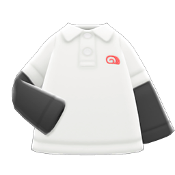 Layered Polo Shirt (White) NH Icon.png