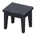 Wooden mini table's Black variant