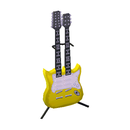 double-neck guitar