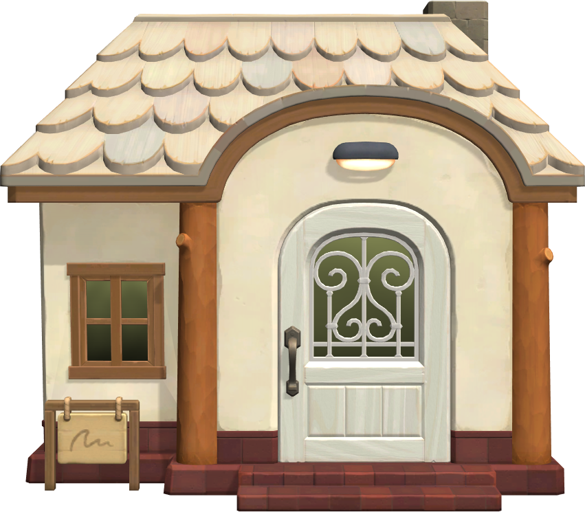Exterior of Fang's house in Animal Crossing: New Horizons