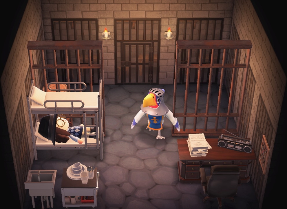 Interior of Sterling's house in Animal Crossing: New Horizons