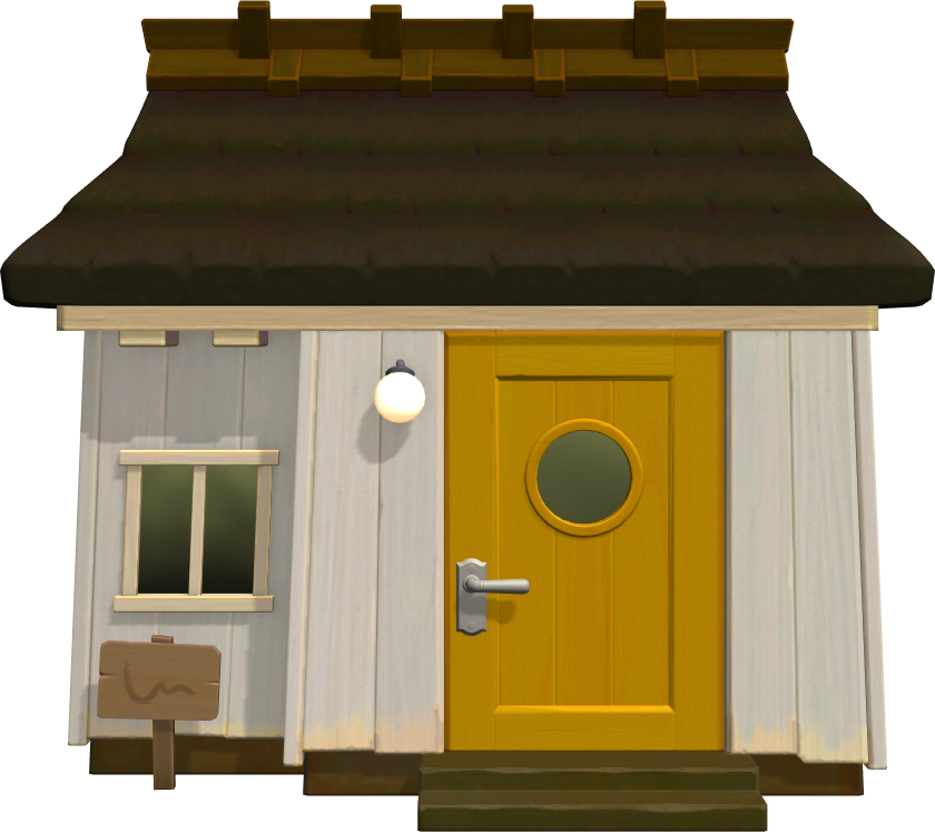 Exterior of Benjamin's house in Animal Crossing: New Horizons