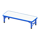 Outdoor Bench (Blue - White) NH Icon.png
