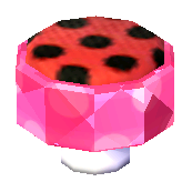 Polka-Dot Stool (Ruby - Pop Black) NL Model.png