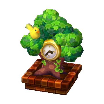 Sapling clock (New Leaf) - Animal Crossing Wiki - Nookipedia