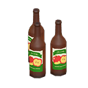 Decorative Bottles (Brown - Apple Labels) NH Icon.png