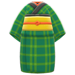 Old Commoner's Kimono (Green) NH Icon.png