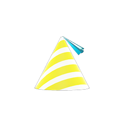 Tiny Party Cap (Yellow) NH Icon.png