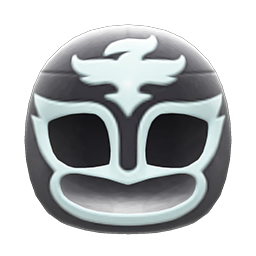 Wrestling Mask (Black) NH Icon.png