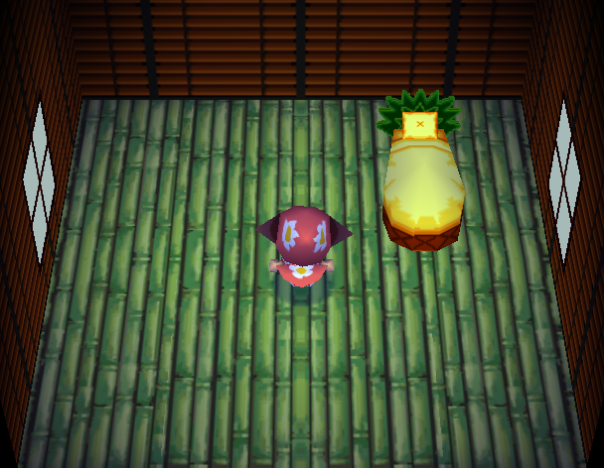 Interior of Lulu (anteater)'s house in Doubutsu no Mori e+