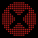 The × pattern for the Wall-Mounted LED Display.