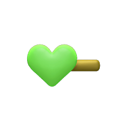 Heart Hairpin (Green) NH Icon.png