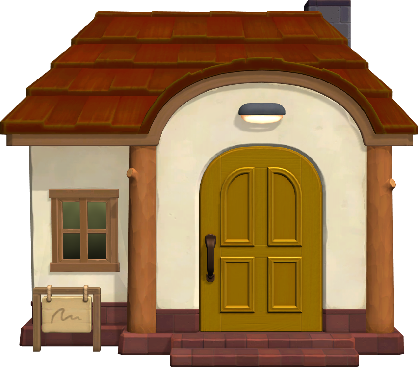 Exterior of Clyde's house in Animal Crossing: New Horizons