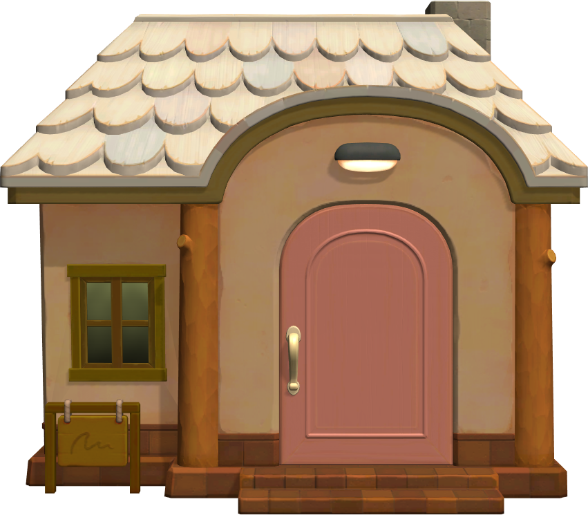 Exterior of Peggy's house in Animal Crossing: New Horizons