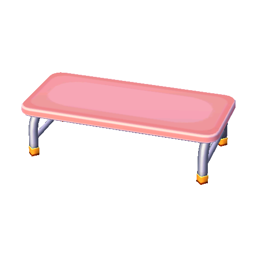Pastel Low Table (Peach) NL Model.png