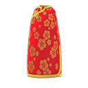 Sleeveless Silk Dress (Red) NH Storage Icon.png