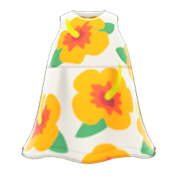 File:Hibiscus Muumuu (Yellow) NH Icon.png - Animal Crossing Wiki ...