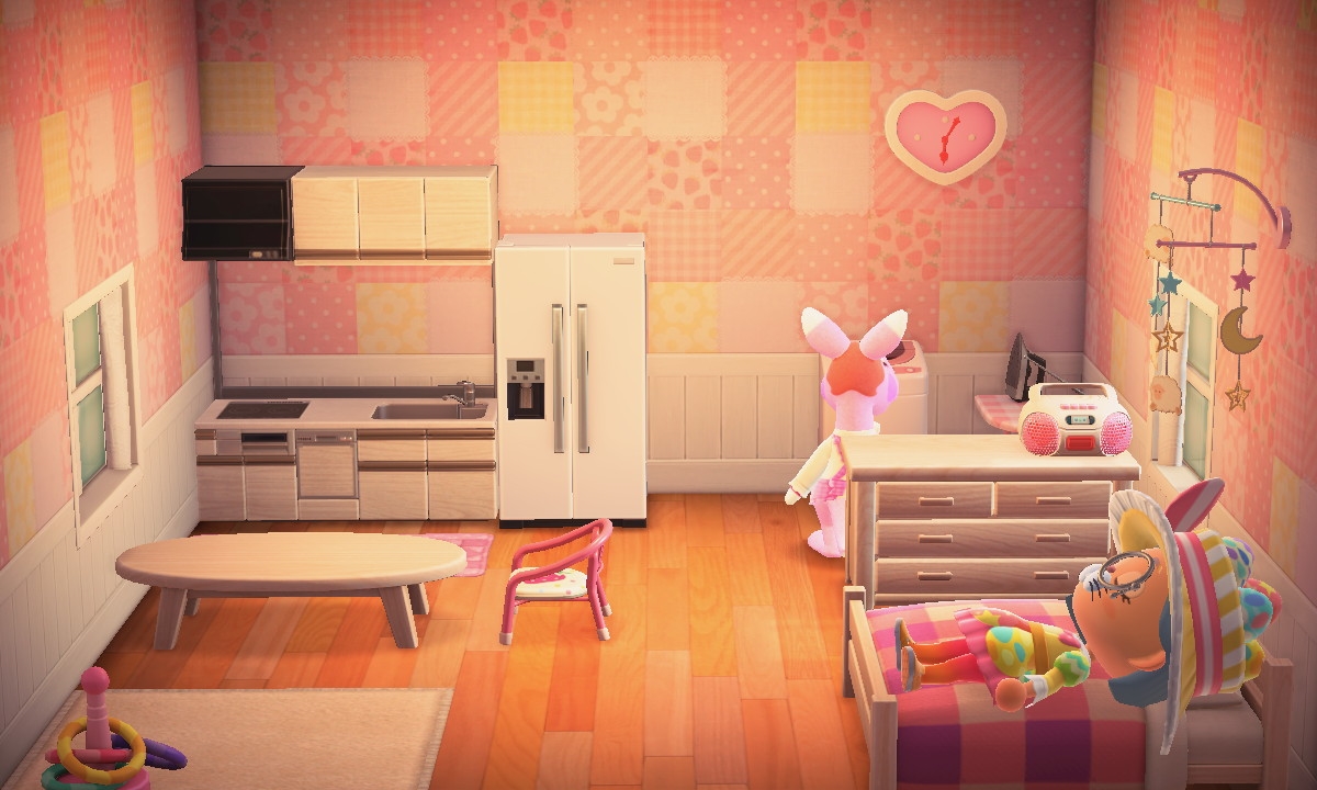 Interior of Marcie's house in Animal Crossing: New Horizons