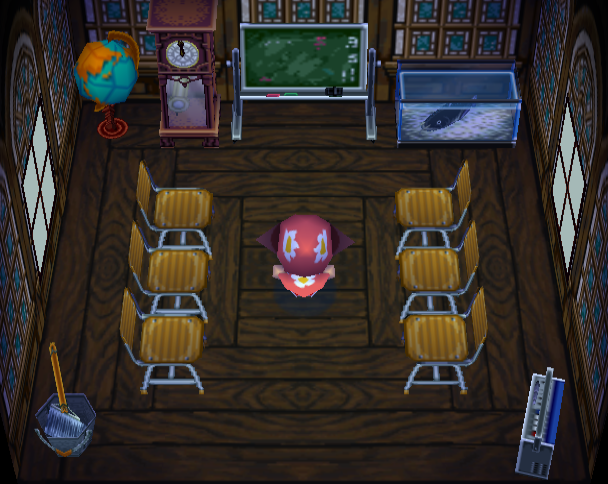 Interior of Spork's house in Template:DnM, DnM+