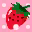 The Strawberry pattern for the writing chair.