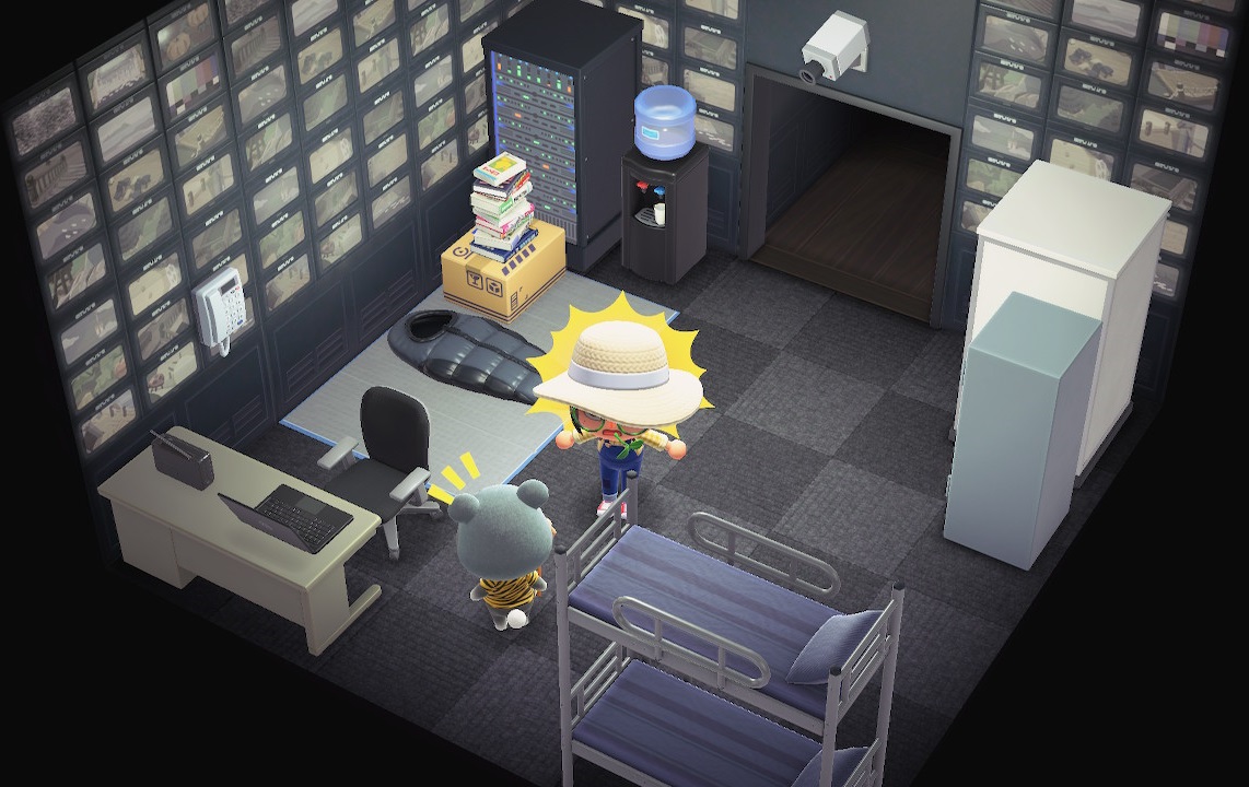 Interior of Barold's house in Animal Crossing: New Horizons