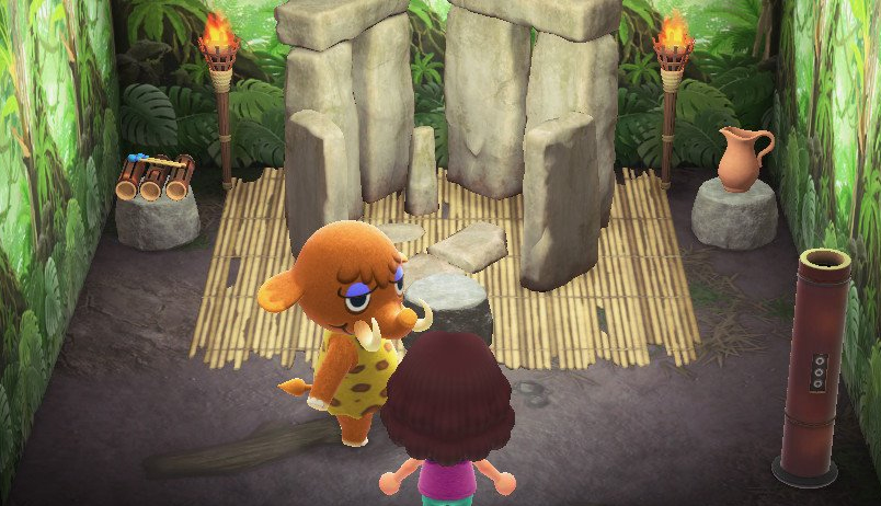 Interior of Tucker's house in Animal Crossing: New Horizons