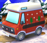 Exterior of Jingle's RV in Animal Crossing: New Leaf